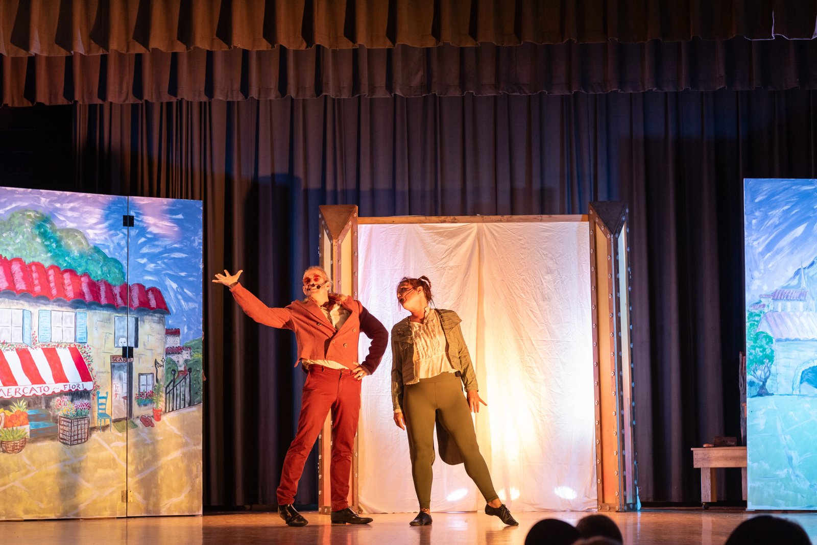 Taras Stasiuk as the Fox and Kelsey Scotcher as the Cat