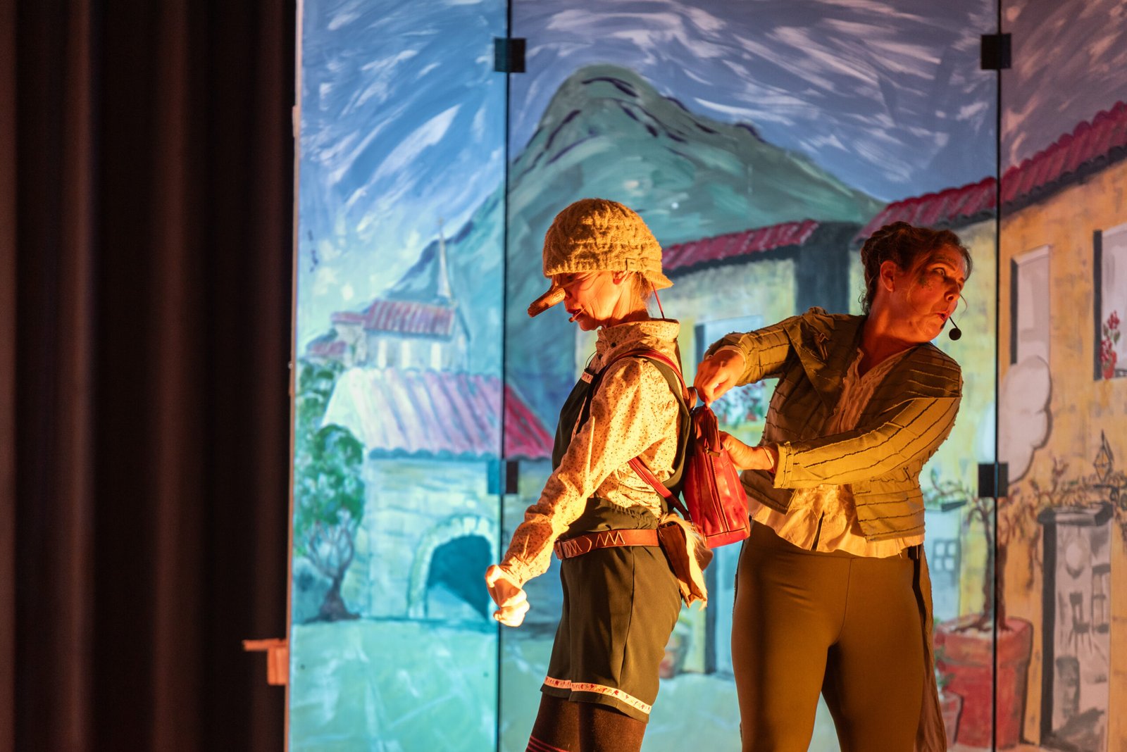 Cynthia Martin as Joanne Cricket and Joan Gottman as Pinocchio